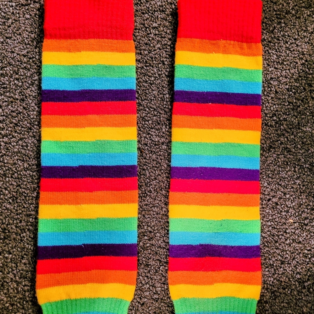 EUC Rainbow Legwarmers or Armwarmers